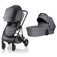 Britax Mini Stroller Mineral Grey with Bassinet