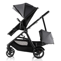 Britax One 2 Stroller Mineral Grey with Second Seat