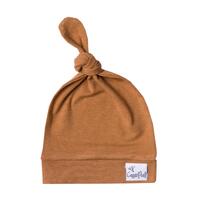 Copper Pearl Top Knot Hat Assorted Colours