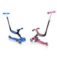 Globber GO UP Foldable Plus Three Wheel Scooter Push Along