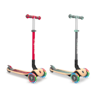 Globber Primo Foldable Wood with Lights Scooter Assorted Style