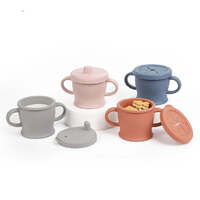 Haakaa Silicone Sip-N-Snack Cup Assorted Colours