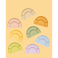 Kiin Silicone Divided Plate Assorted Colours