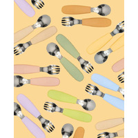 Kiin Silicone Cutlery Set Assorted Colours