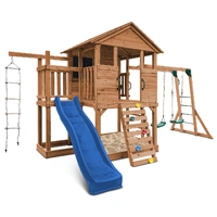 Lifespan Kids Kingston Cubby House with Monkey Bars and Swingset (NO SLIDE)