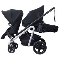 Maxi Cosi Lila Comfort Stroller + Toddler Seat Nomad Black
