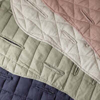 French Linen Label Pram Liner Assorted Colours **