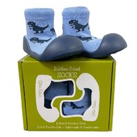 Little Eaton Rubber Soled Sock Dinosaurs Assorted Sizes