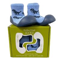 Little Eaton Rubber Soled Sock Dinosaurs