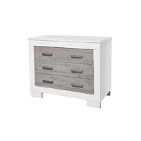 Love N Care Lucca Chest White + Ash