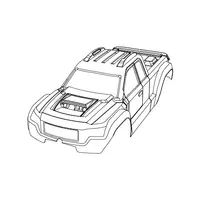 MJX Black Body Shell (Suits MJX-10208) MJXS-1030A
