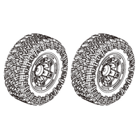 MJX Black Tires MJXS-P12Y10B
