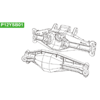 MJX Rear Axle MJXS-P12YSB01