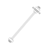 MJX Metal Drive Main Gear Assembly (20208) MJXS-P2040