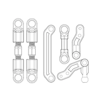 MJX Steering Transmission Group (20208) MJXS-P2042