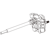 MJX Left Front Portal Axle Shaft Assembly (H8H) MJXS-P8HSA04