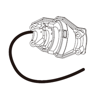 MJX Axle Housing(Including Plunger Pull Rope) (H8H) MJXS-P8HSA07