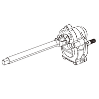 MJX Right Rear Portal Axle Shaft Assembly (H8H) MJXS-P8HSB03