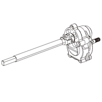 MJX Left Rear Portal Axle Shaft Assembly (H8H) MJXS-P8HSB04