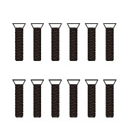 MJX Screws M2.5x8mm (12pcs) [18208] MJXS-XHKM2580