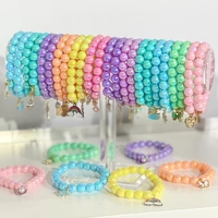 Sweet As Sugar Beaded Bracelet With Charm