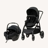 Maxi Cosi Travel System Mali Pram/Stroller and Mico 12 LX Capsule - Twillic Black