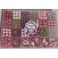 Sweet As Sugar Pink Sparkle Jewellery Making Kit P010