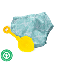 Pea Pods Reusable Swim Nappy - Starfish Blue Assorted Sizes
