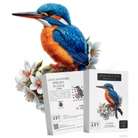 Puzzle Art Azure Kingfisher Wooden Puzzle