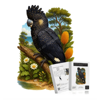 Puzzle Art Carnaby's Black Cockatoo Wooden Puzzle