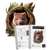 Puzzle Art Burrow Keeper Wombat Wooden Puzzle