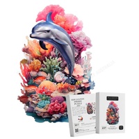 Puzzle Art Dolphin Wooden Puzzle