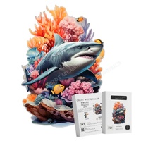 Puzzle Art Great White Shark Wooden Puzzle