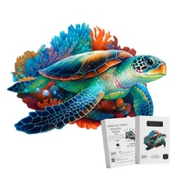 Puzzle Art Sea Turtle Wooden Puzzle