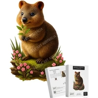 Puzzle Art Quokka Happiness Wooden Puzzle