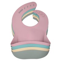 Smoosh Silicone Bib - Assorted Colours