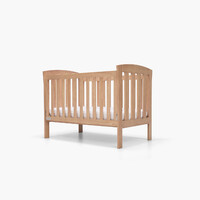 Tasman Eco Elba Cot - Sandstone