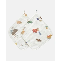 Toshi Muslin Washcloths Arcadia 2pc