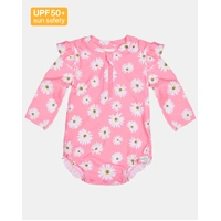 Toshi Swim Onesie Long Sleeve Ripple & Splash
