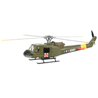 Flywing UH1 3D GPS 10Ch R/C Helicopter - Four Blades Green RTF