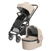 UPPAbaby Cruz V3 With Bassinet (FREE SNUG SEAT + CUP HOLDER VALUED $169.98)