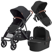 UPPAbaby Vista V3 With Bassinet + Rumble Seat (FREE SNUG SEAT, UPPER ADAPTERS + CUP HOLDER VALUED $234.97)
