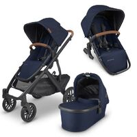 Uppababy Vista V2 with Bassinet + Rumble Seat