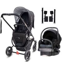 Valco Baby Snap Ultra Stroller Coal Black TRAVEL SYSTEM (Includes Mother's Choice Capsule & Adaptor)