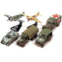 Johnny Lightning WWII Warriors European Theater Diecast Military Vehicles Assorted Styles JLML008