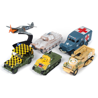 Johnny Lightning WWII Warriors Pacific Theater Diecast Military Vehicles Assorted Styles JLMML008