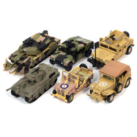 Johnny Lightning Wheeled Warriors Diecast Military Vehicles Assorted Styles JLML006