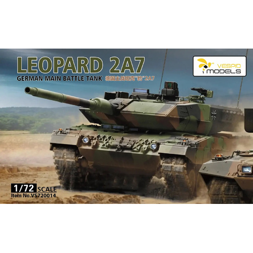 Vespid 1:72 Scale Leopard 2A7 German Main Battle Tank Model Kit VS720014