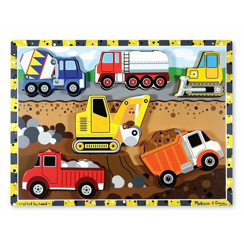 Melissa & Doug Chunky Puzzle Construction MND3726
