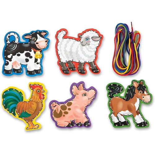 Melissa & Doug Lace & Trace Farm Animals MND3781